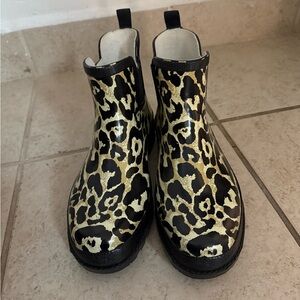 Leopard Print Boots